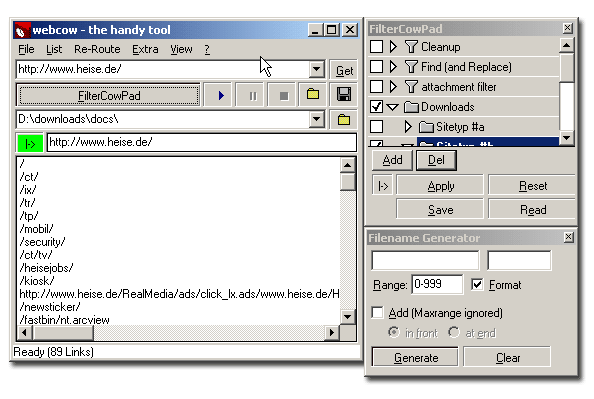 Webcow Screenshot